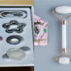 Natural jade roller set