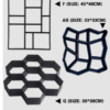 1613539252948.png Ultralight diy garden paving mould hexagonal fancy mould
