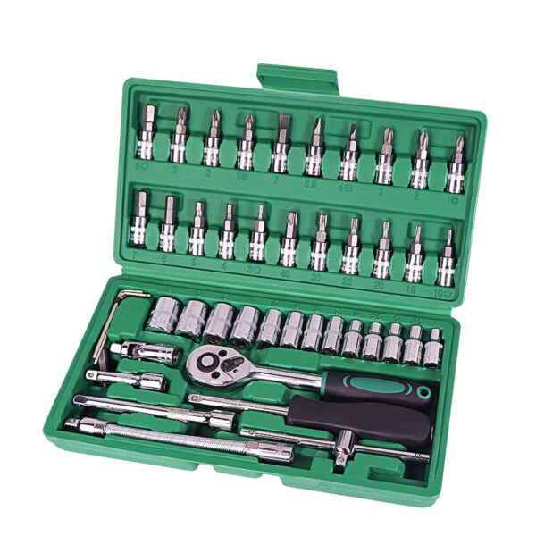 1614864501966.jpg Car Repair Tool 46pcs Inch Socket Set Car Repair Tool Ratchet Torque Wrench Combo Tools Kit Auto Repairing Tool Set