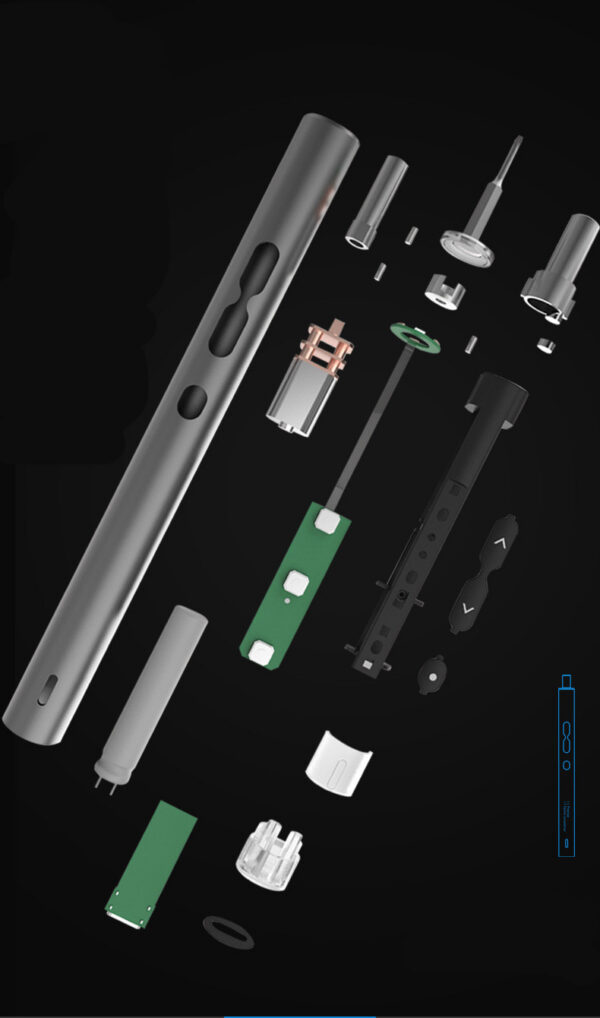 1620183049002.jpg Electric Screwdriver, Rechargeable Household Electric Screwdriver, Small Mini Precision Set