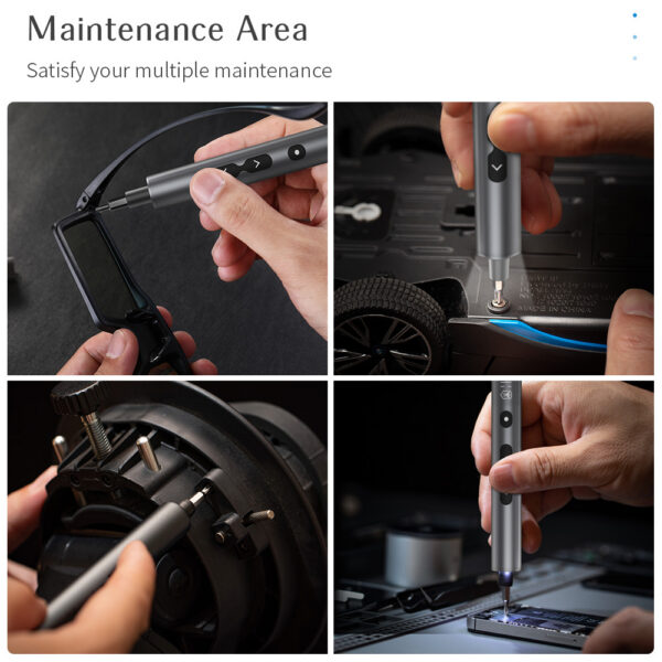 1620183054435.jpg Electric Screwdriver, Rechargeable Household Electric Screwdriver, Small Mini Precision Set