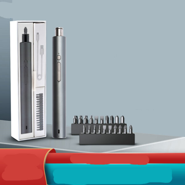 1620183256910.jpg Electric Screwdriver, Rechargeable Household Electric Screwdriver, Small Mini Precision Set