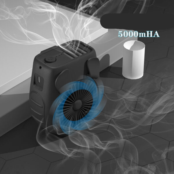 1621322134270.jpg Small Carry-on Waist Hanging Fan, Rechargeable Mini Hanging Neck Fan