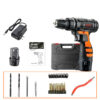 12V Lithium Electric Drill Rechargeable Multifunctional Household Electric Screwdriver