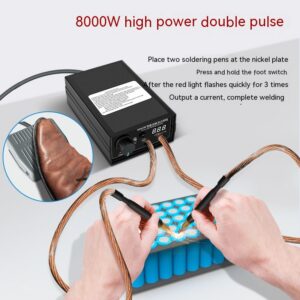 1722182266190434304.jpg Portable Spot-welder Rechargeable Lithium Battery Spot-welder High Power Household Full Set Welding Machine