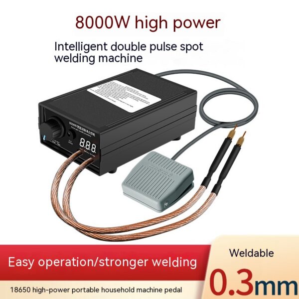 1722182267033489408.jpg Portable Spot-welder Rechargeable Lithium Battery Spot-welder High Power Household Full Set Welding Machine