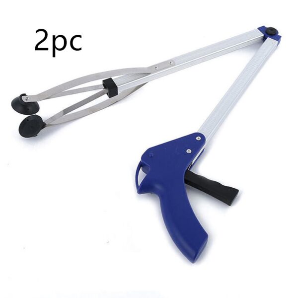 2624810550903.jpg Aluminum alloy folding garbage clip picking device Household picking device Sanitation garbage clamp health clip