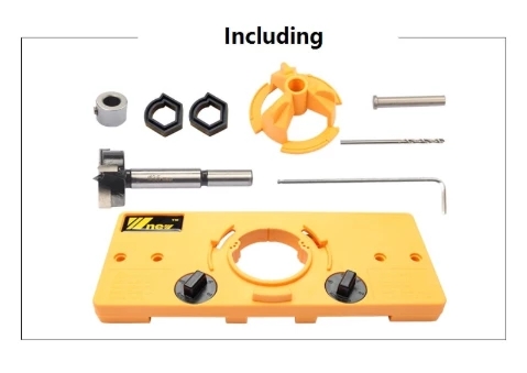 2664258804332.jpg 35 MM Cup Style Guide To Drill Bit Hint Bit Boring Drill Hole Port Locator Drill Guide For Kreg Jig Wood Working Tools DIY Drill Tool