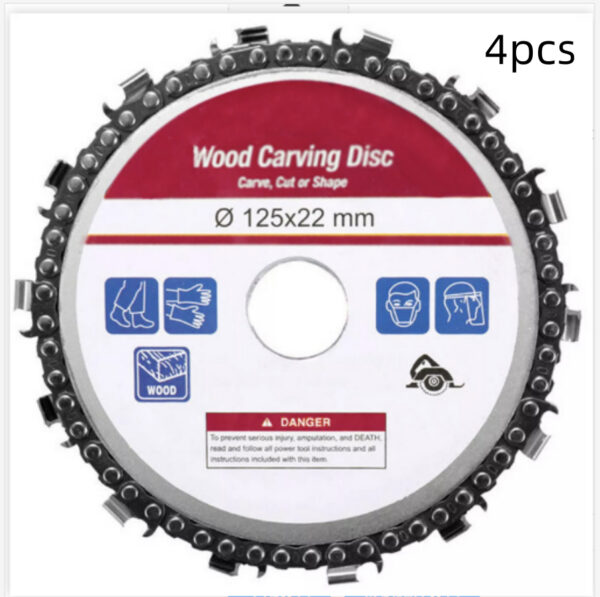 Angle grinder chain plate
