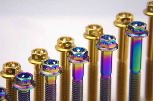 35208bbf-0b3e-41e4-ac5c-6df1dfa2ed0b.jpg EFsolid Titanium Alloy Flange Head Screw Head Floor Empty Motorcycle Modified Screw