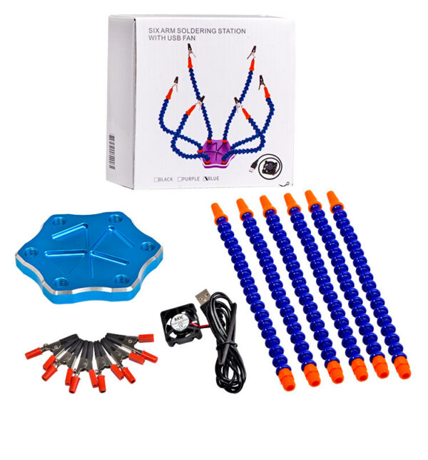 488491ef-8f0c-46cf-b257-34fa6c374569.jpg Model Repair Tool Six Jaw Multi Function Aluminum Alloy Welding Station