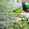 Latex Natural Telescopic Water Hose High Pressure Car Wash Water Gun Watering Flower Watering Vegetable Hose Summer