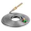 Stainless Steel Garden Hose With Brass Garden Hose Nozzle