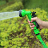 Latex Natural Telescopic Water Hose High Pressure Car Wash Water Gun Watering Flower Watering Vegetable Hose Summer