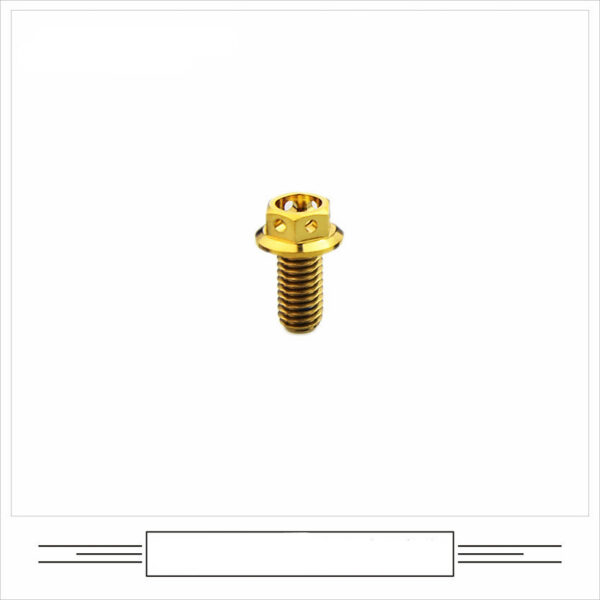 abe6feeb-8e0e-44af-ab9e-99d18a36af19.jpg EFsolid Titanium Alloy Flange Head Screw Head Floor Empty Motorcycle Modified Screw