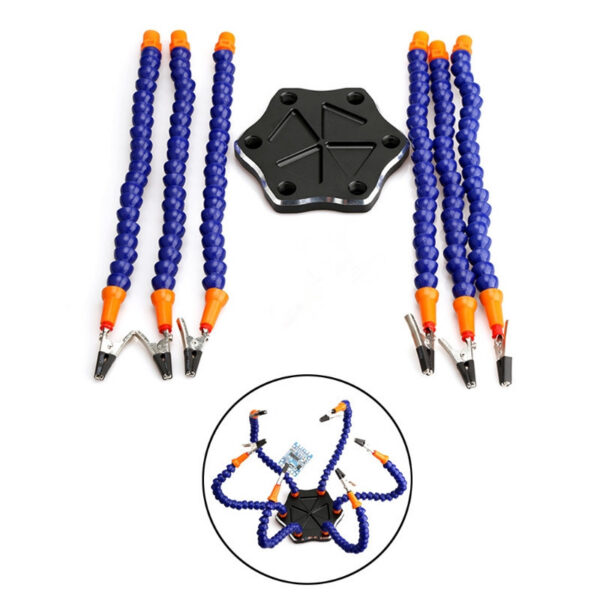 b624d438-bbd3-4053-ae2a-4aca4dce2914.jpg Model Repair Tool Six Jaw Multi Function Aluminum Alloy Welding Station