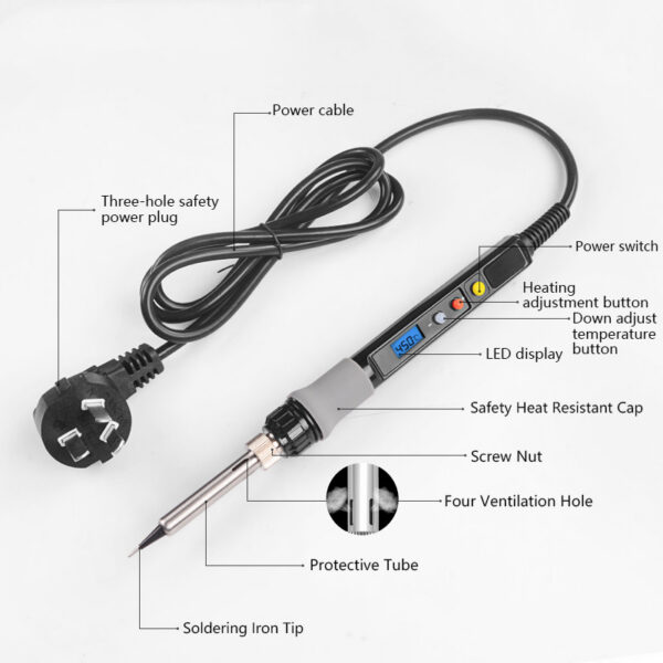 d4aee89d-2a94-41e4-8223-5e1ace98a1fb.jpg Digital Display Electric Soldering Iron High-power Precision Temperature Control Engraving Iron Set